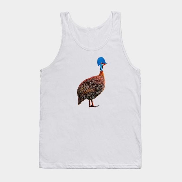 Helmeted Guineafowl Tank Top by Dominyknax